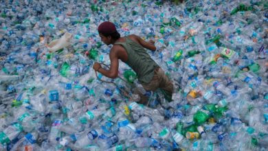 Foto de Por que os indianos ricos não podem se livrar do plástico perigoso?