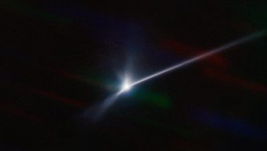 Foto de A espaçonave DART da NASA atingiu um asteroide e o desacelerou.