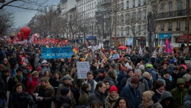 Foto de Trabalhadores franceses planejam mais greves contra reforma previdenciária